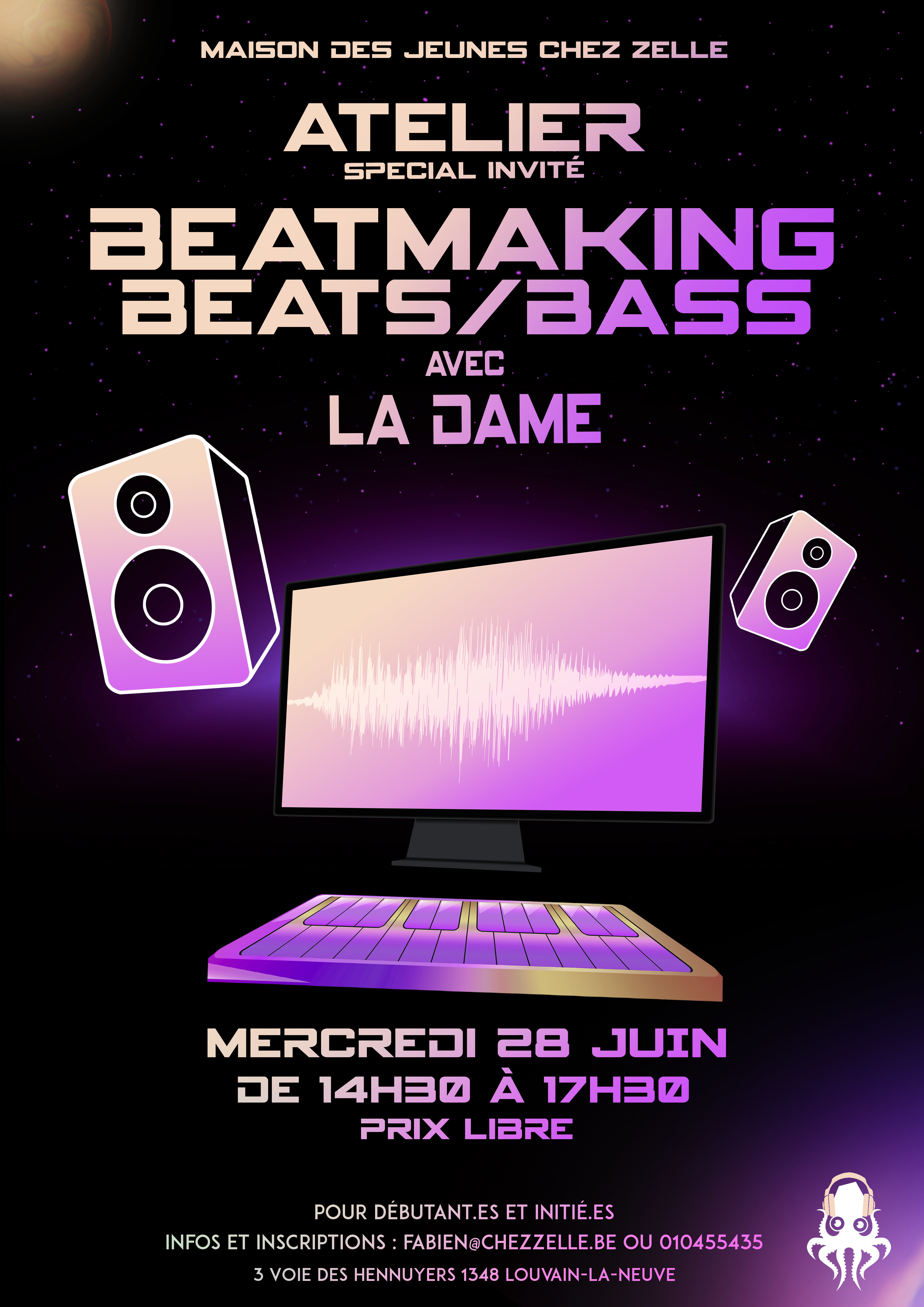 Atelier Beat-making spécial invitée - La Dame!